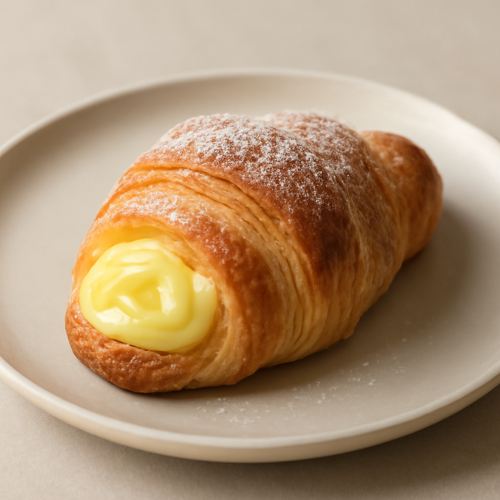 CORNETTO ITALIANO farcito con CREMA PASTICCERA