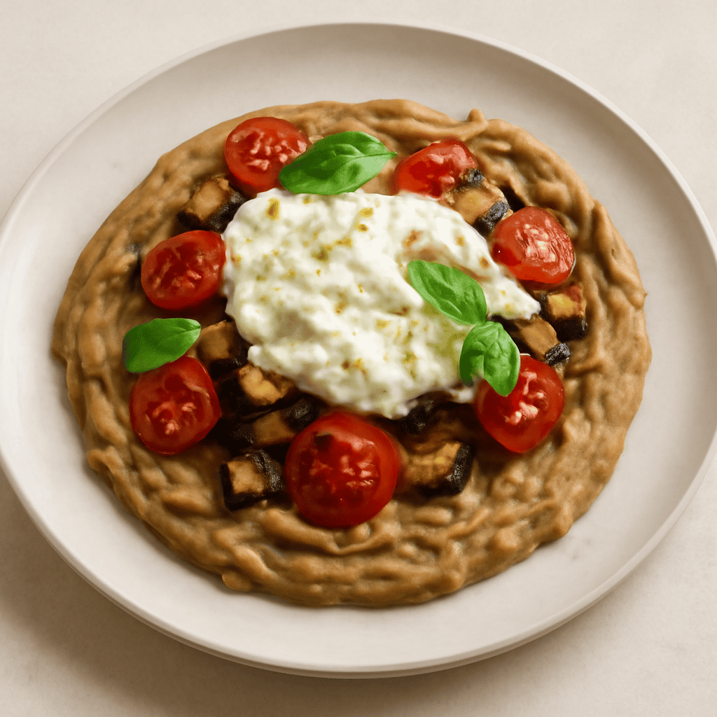 Crema di burrata e melanzane