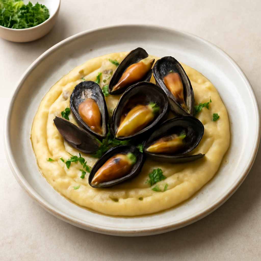 Crema di ceci e cozze