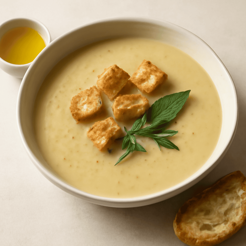Crema di Cicerchie e crostini