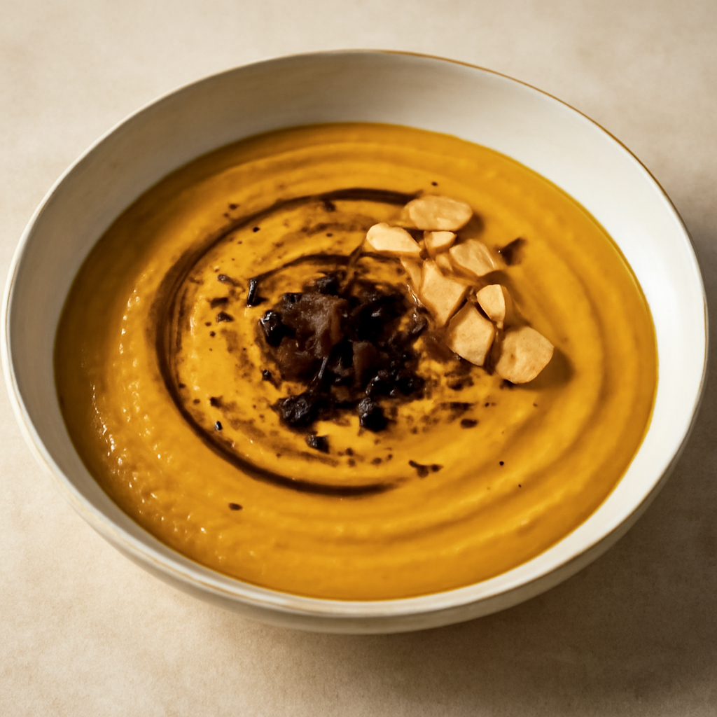 Crema di Zucca Mandorle e Cioccolato