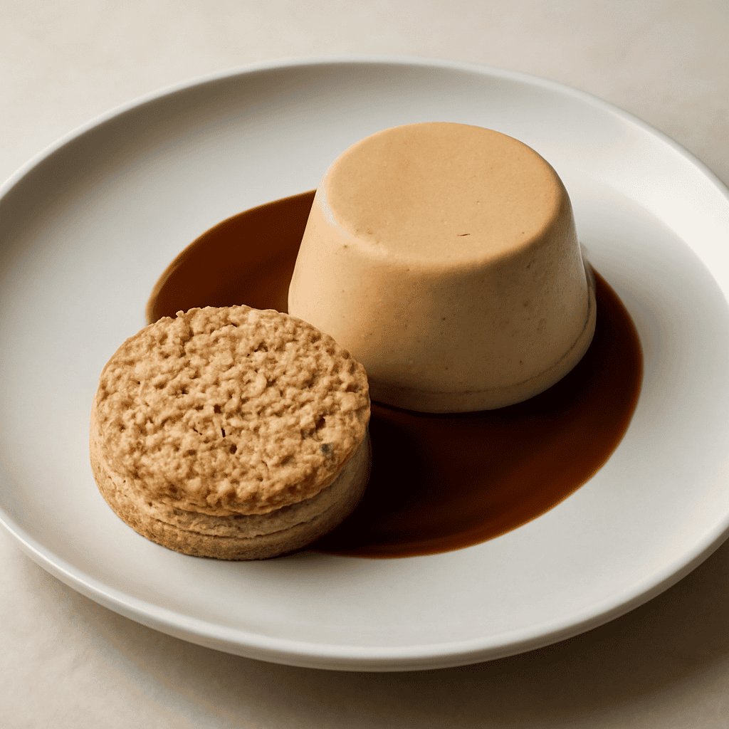 Cremoso al caffè con dacquoise alla nocciola