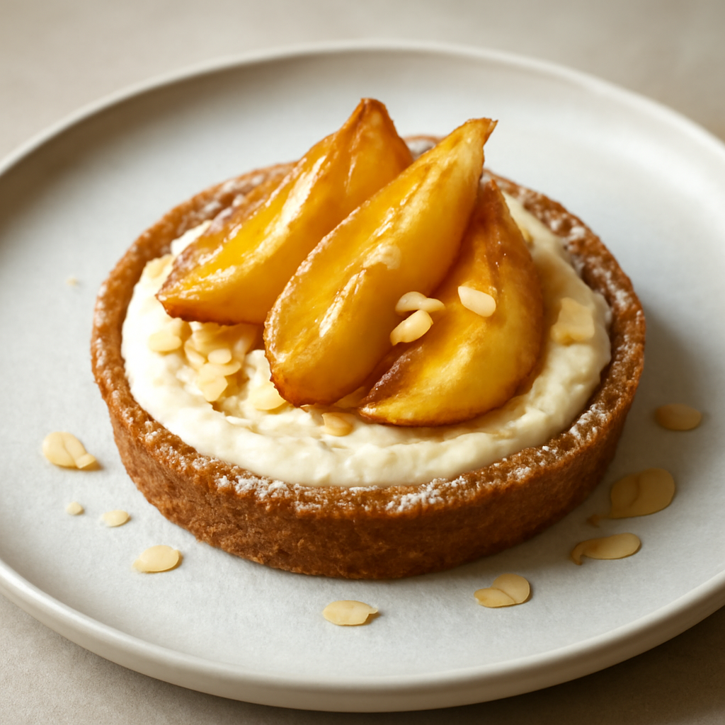 croccante con ricotta e pere