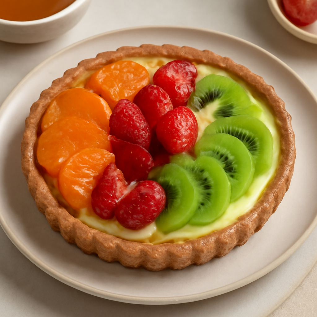crostata alla cannella e frutta fresca