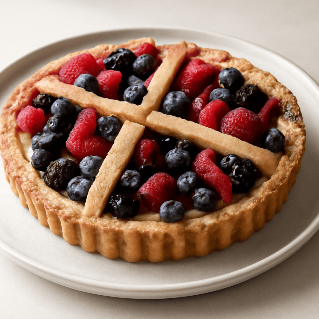 Crostata colorata, fresca e profumata