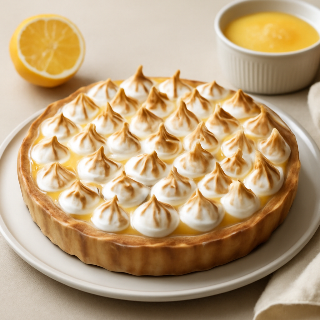 Crostata con crema al limone
