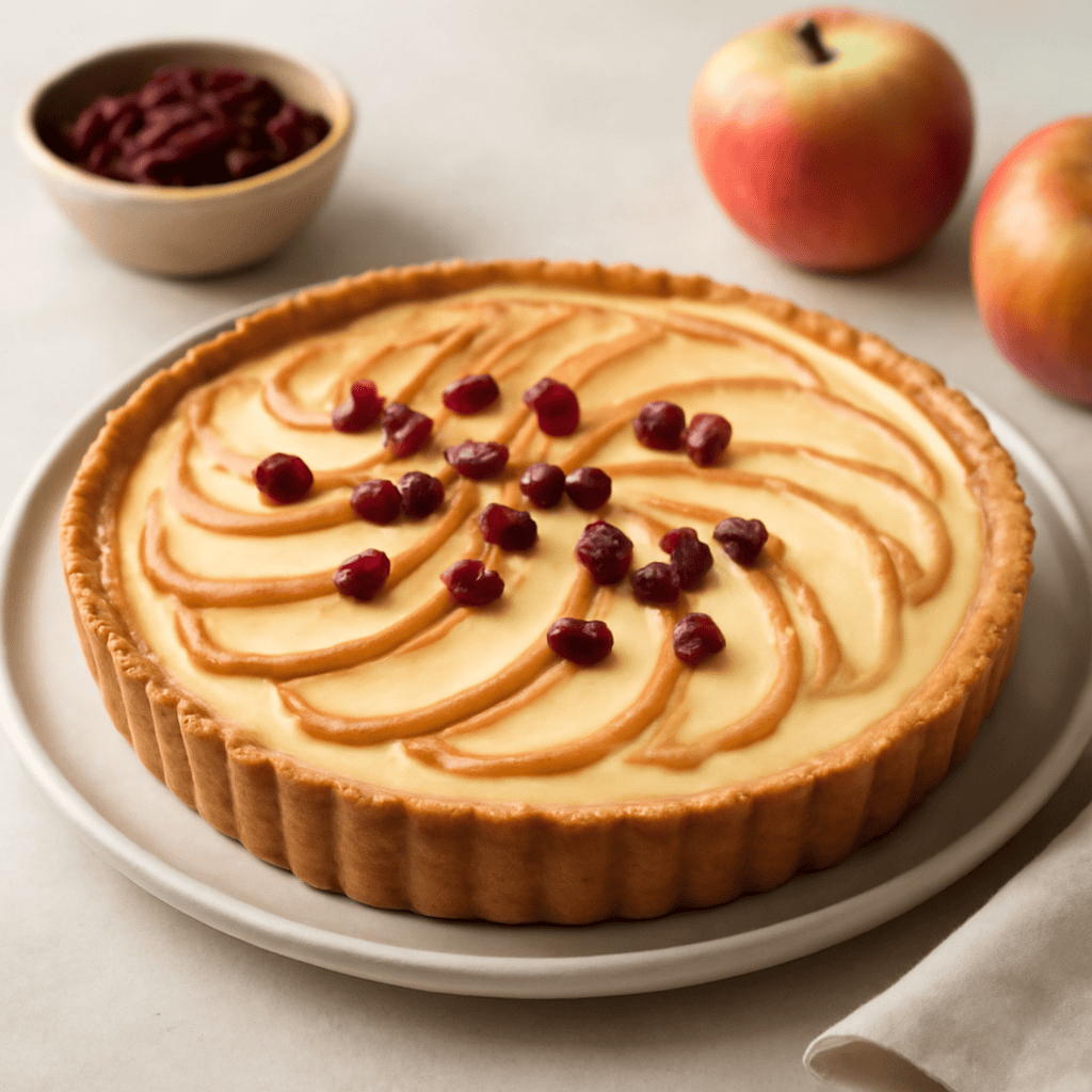 Crostata crema e mele