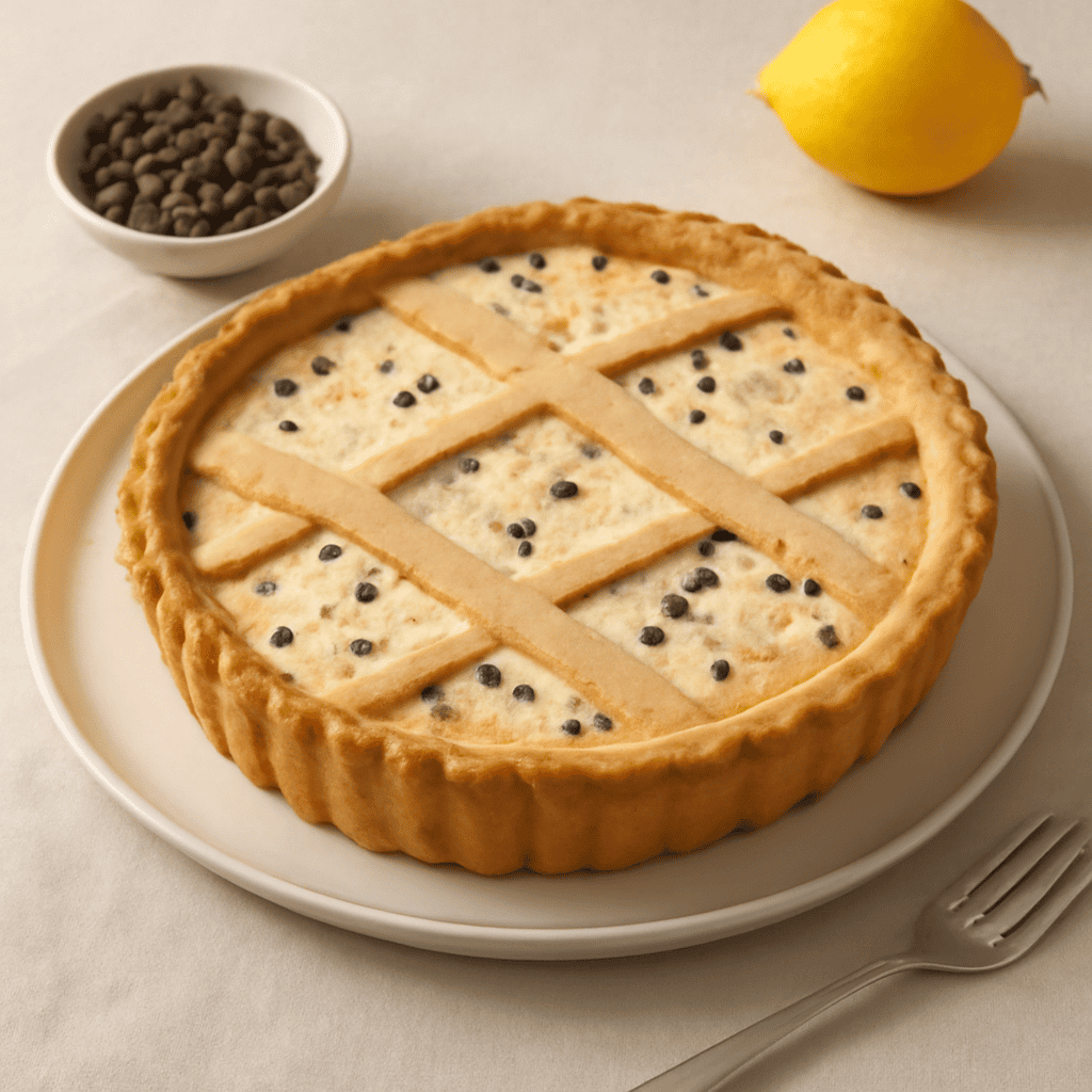 Crostata di ricotta con gocce di cioccolato