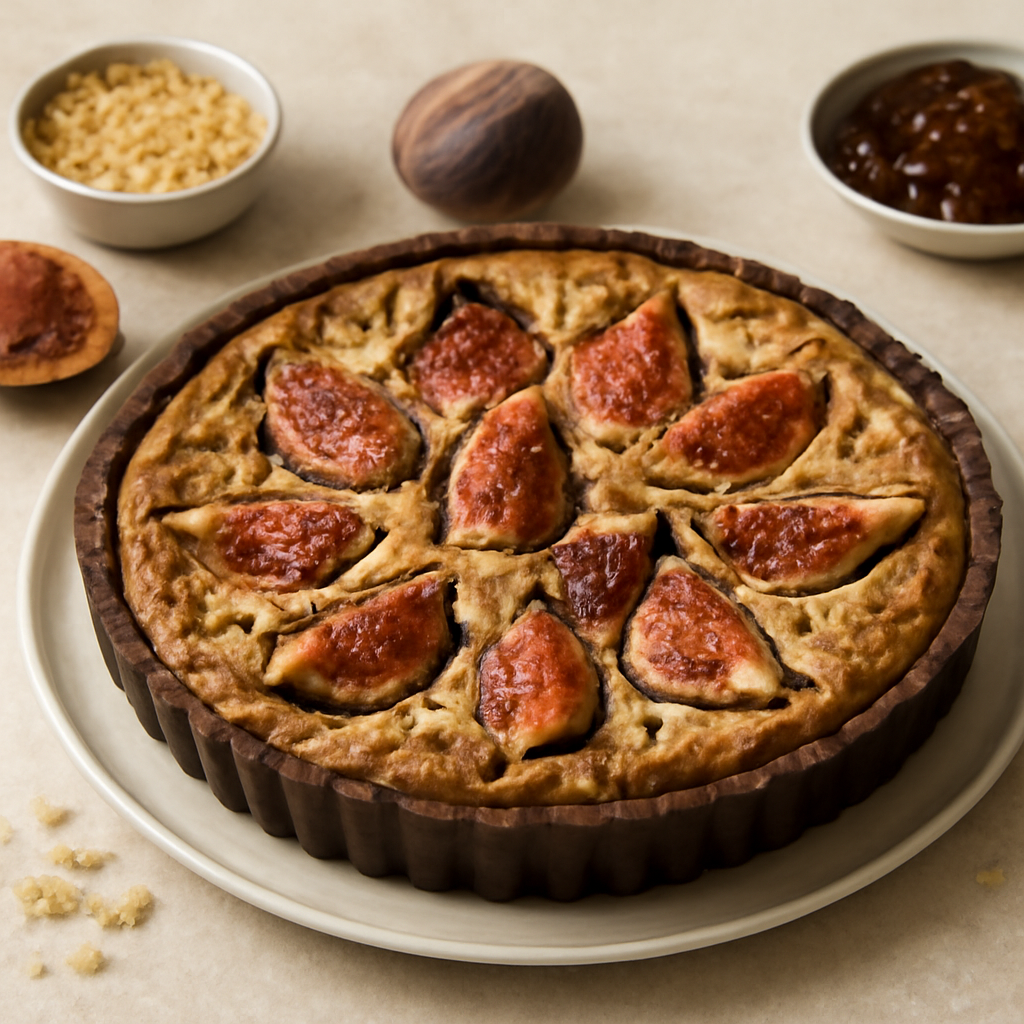 CROSTATA FRANGIPANE FICHI E MANDORLE