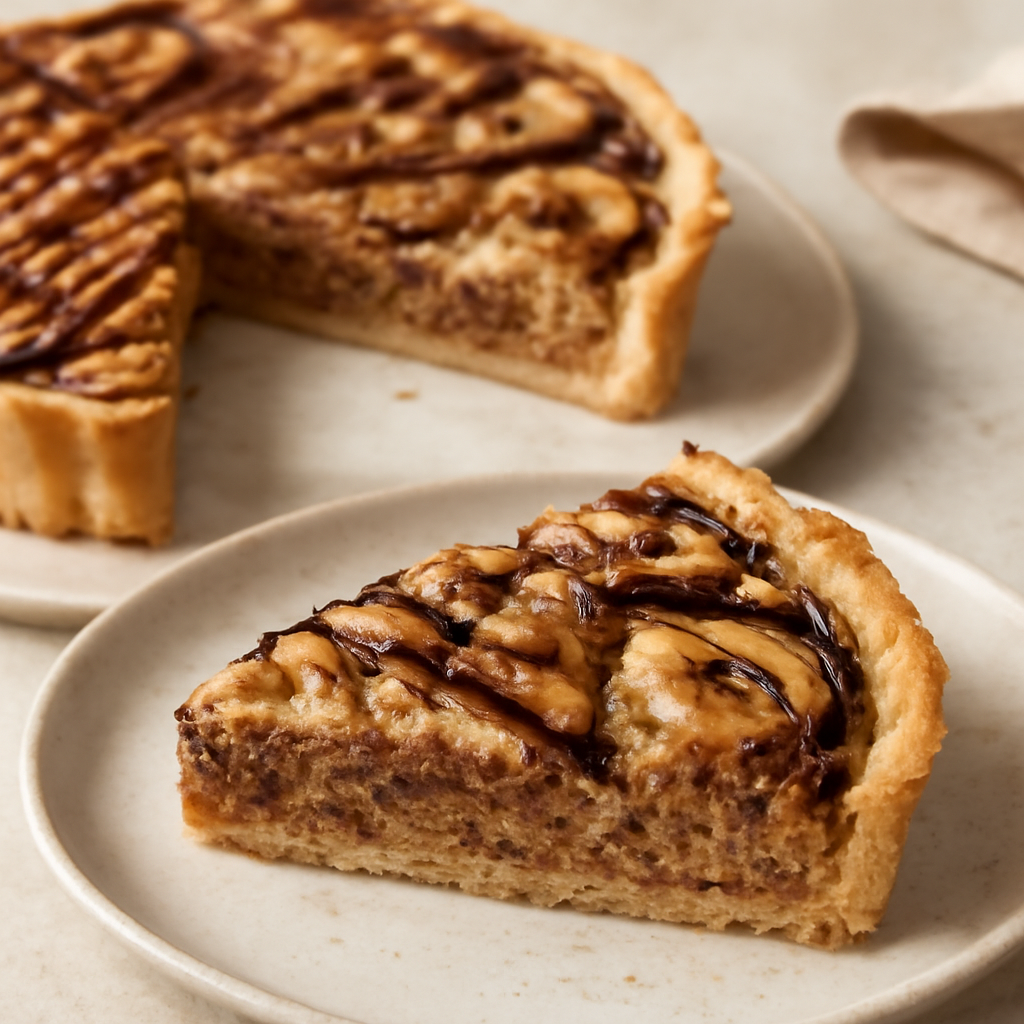 Crostata noci e banane