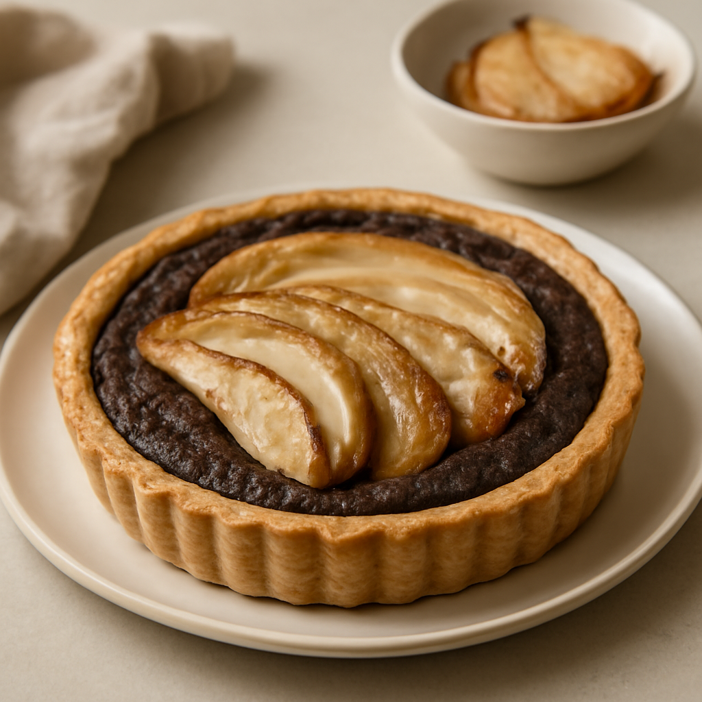 Crostata pere e cioccolato