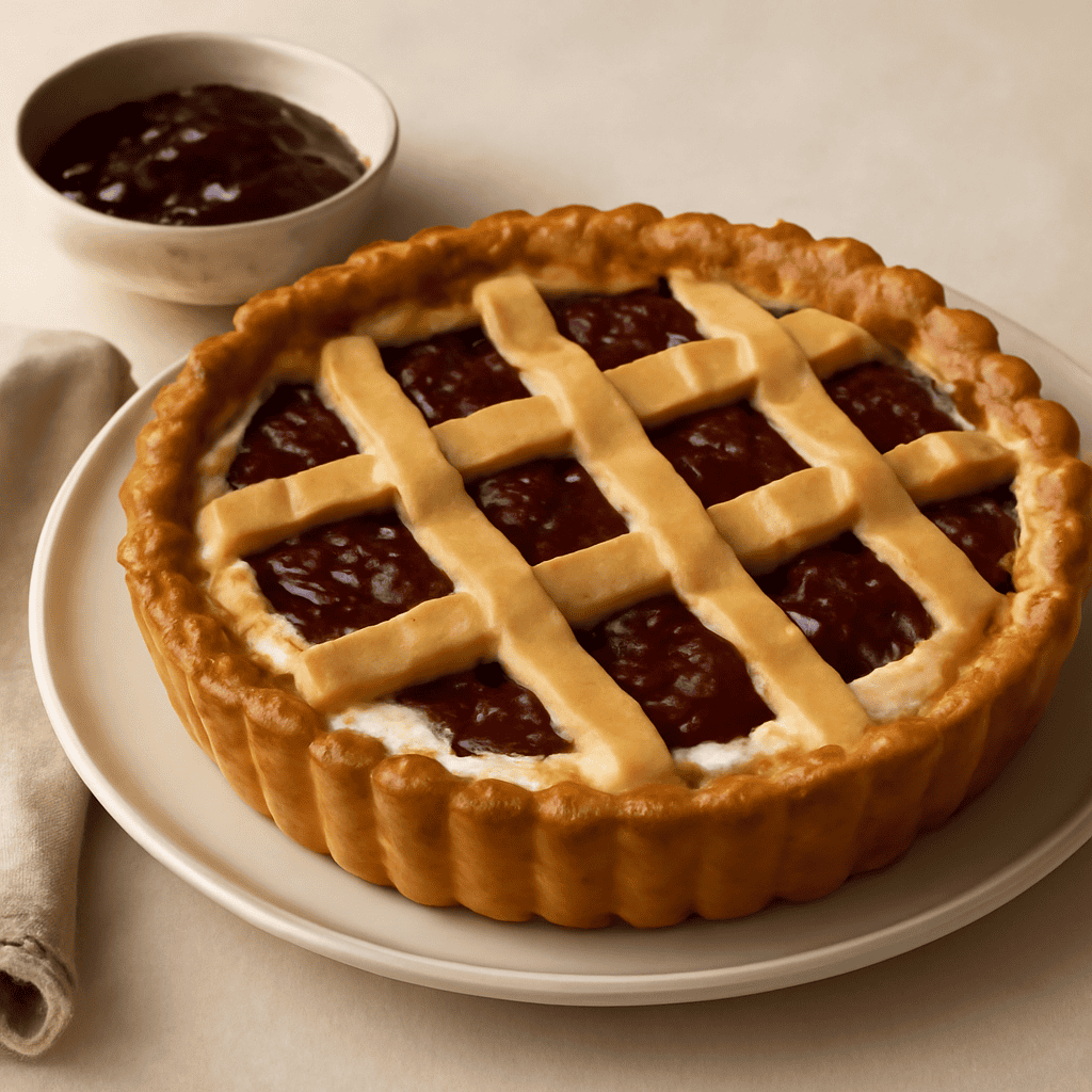 Crostata Ricotta e Visciole