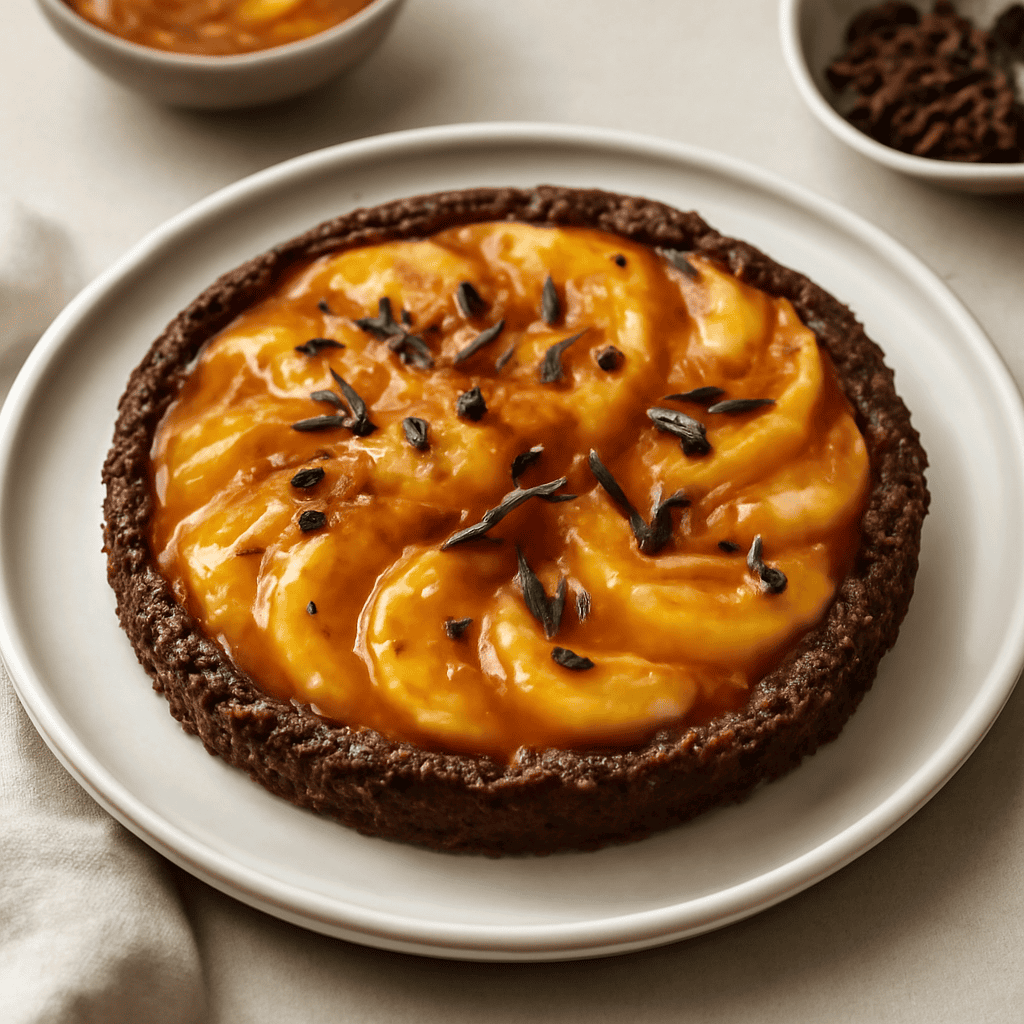 Crostata rivisitata di pesche