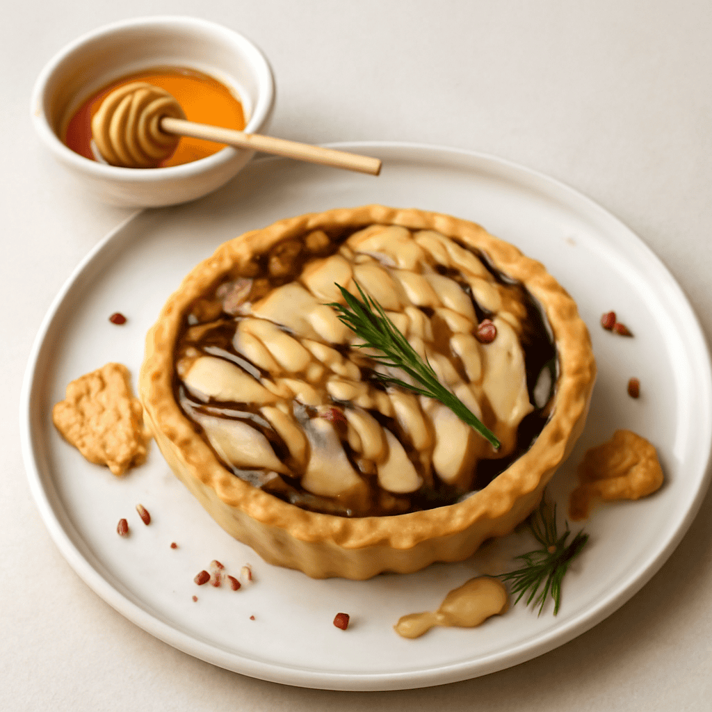 Crostatina alle mele con miele e rosmarino