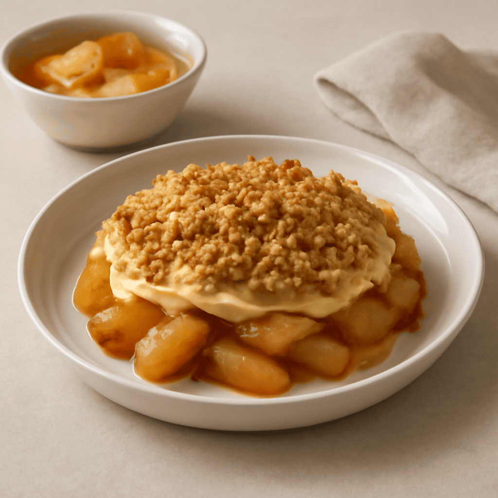 Crumble con mele