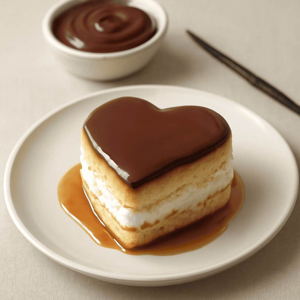 Cuore di cocco e nutella