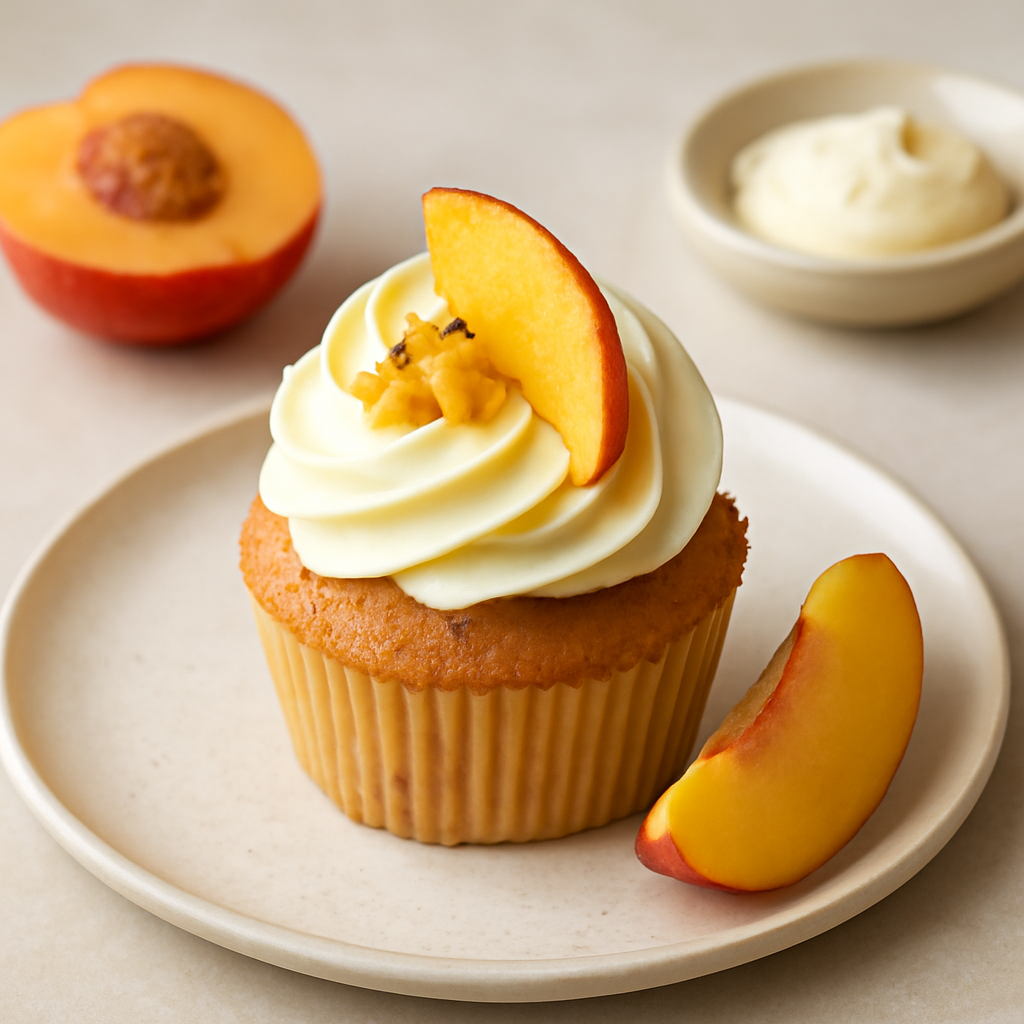 Cupcake pesca e passion fruit