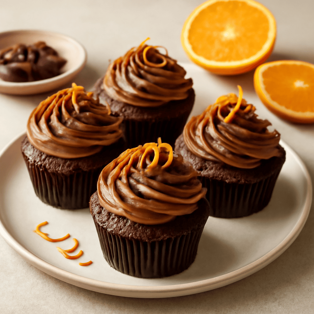 Cupcakes cioccolato e arancia