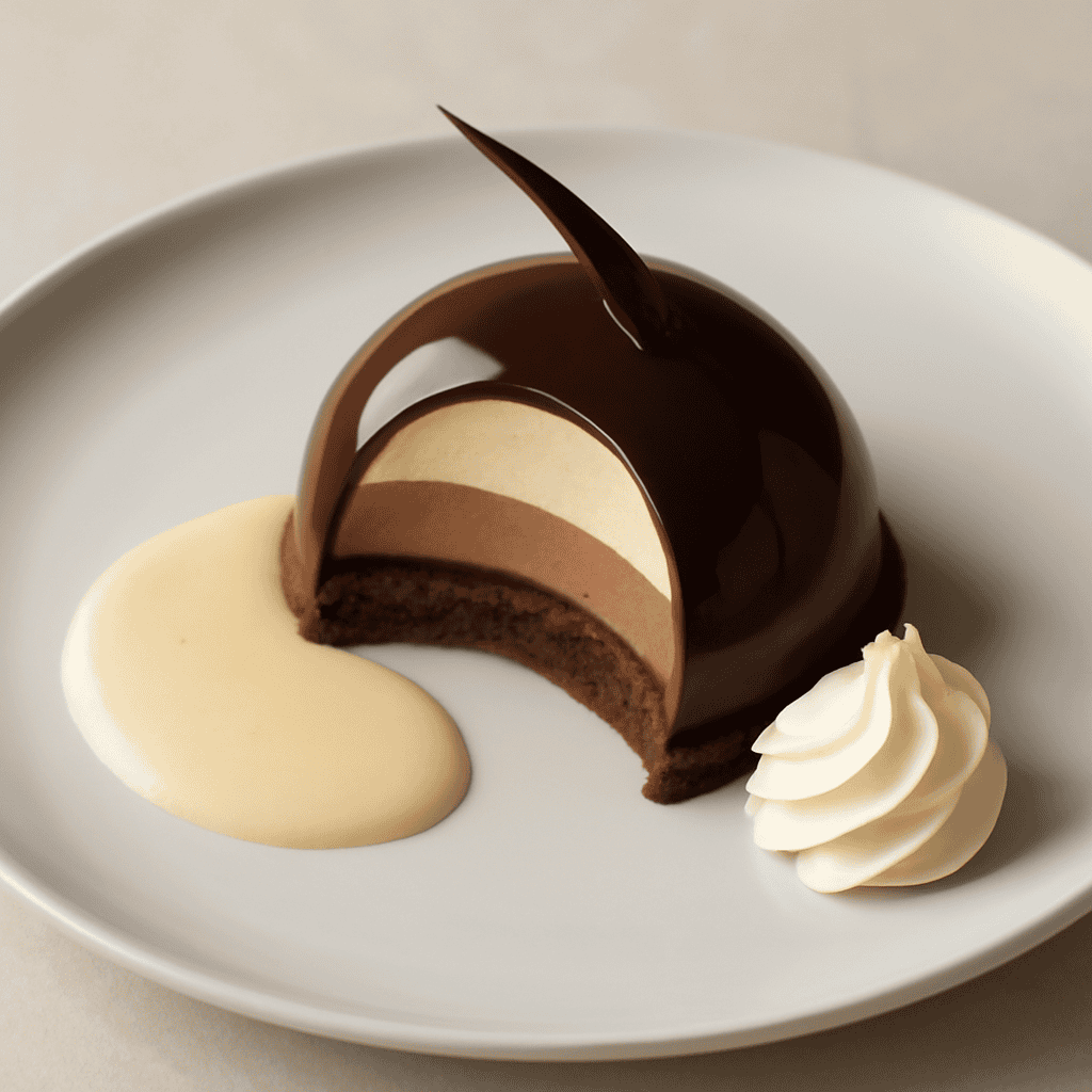 Cupola ai tre cioccolati
