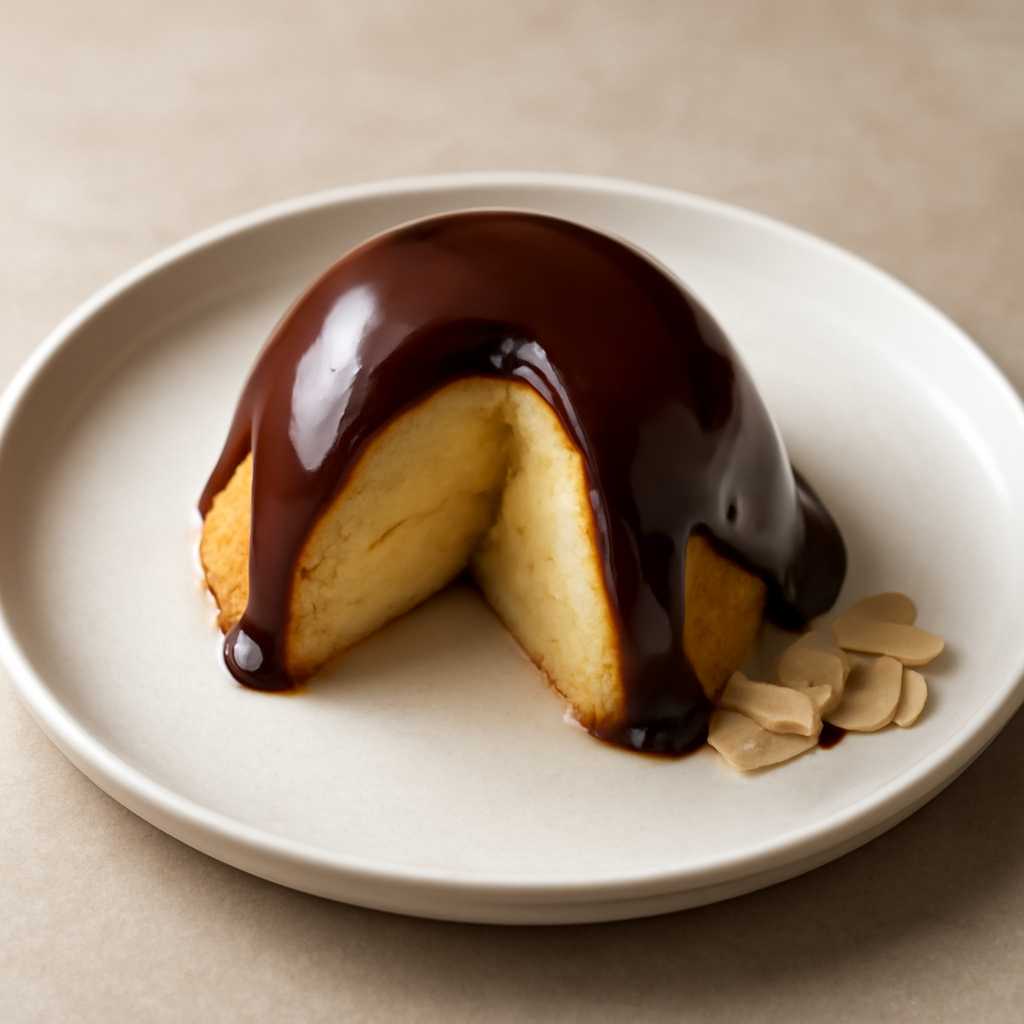 CUPOLE CON CUORE DI CREMA ALLE MANDORLE
