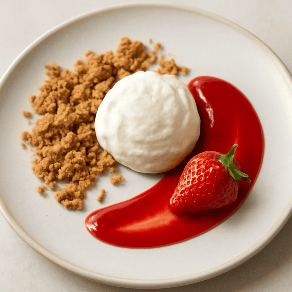 Decomposed cheescake