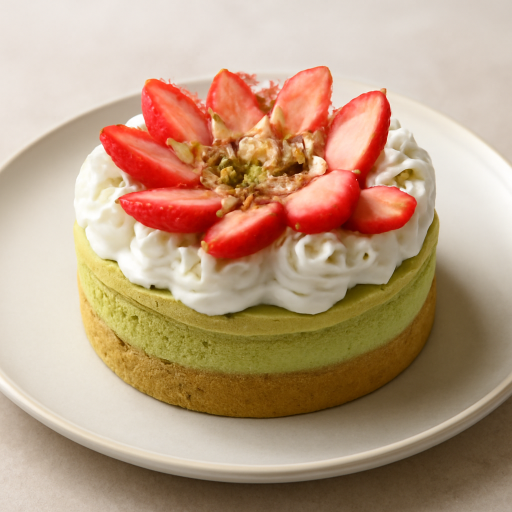 Delizia pistacchio e fragole