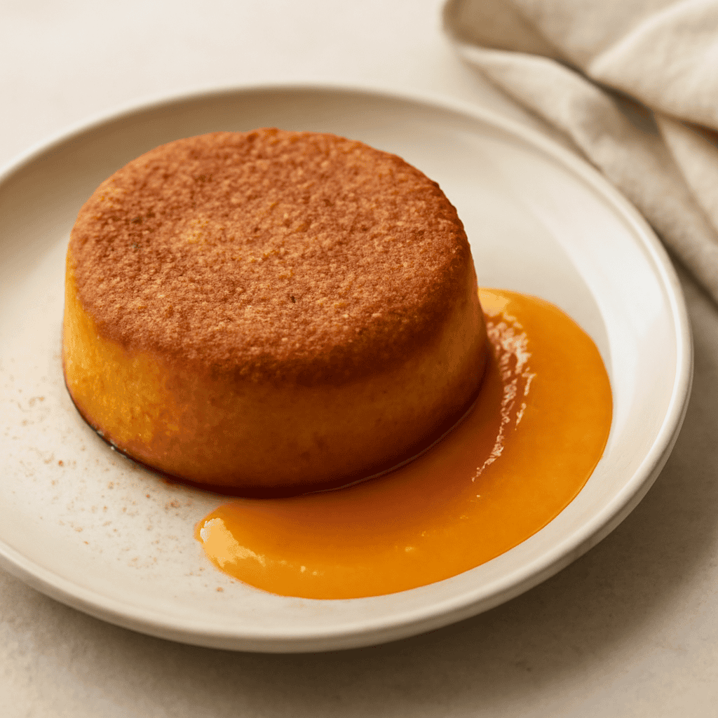 Deliziosa alla cannella con coulis d’arancia