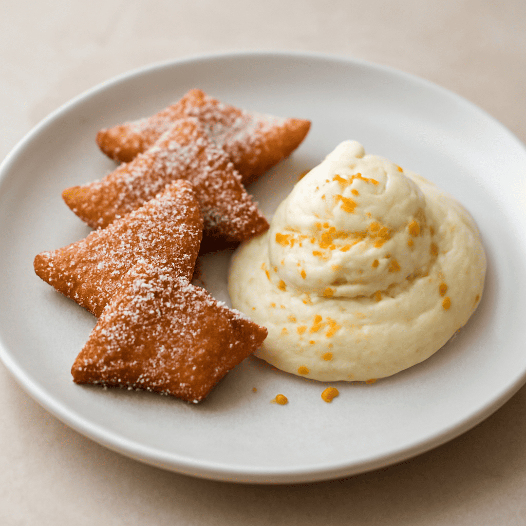 Diamanti e crema alla pastiera napoletana