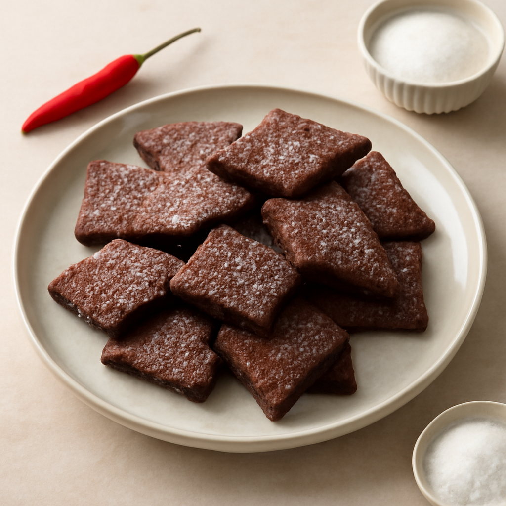 Diamantini al cacao e peperoncino