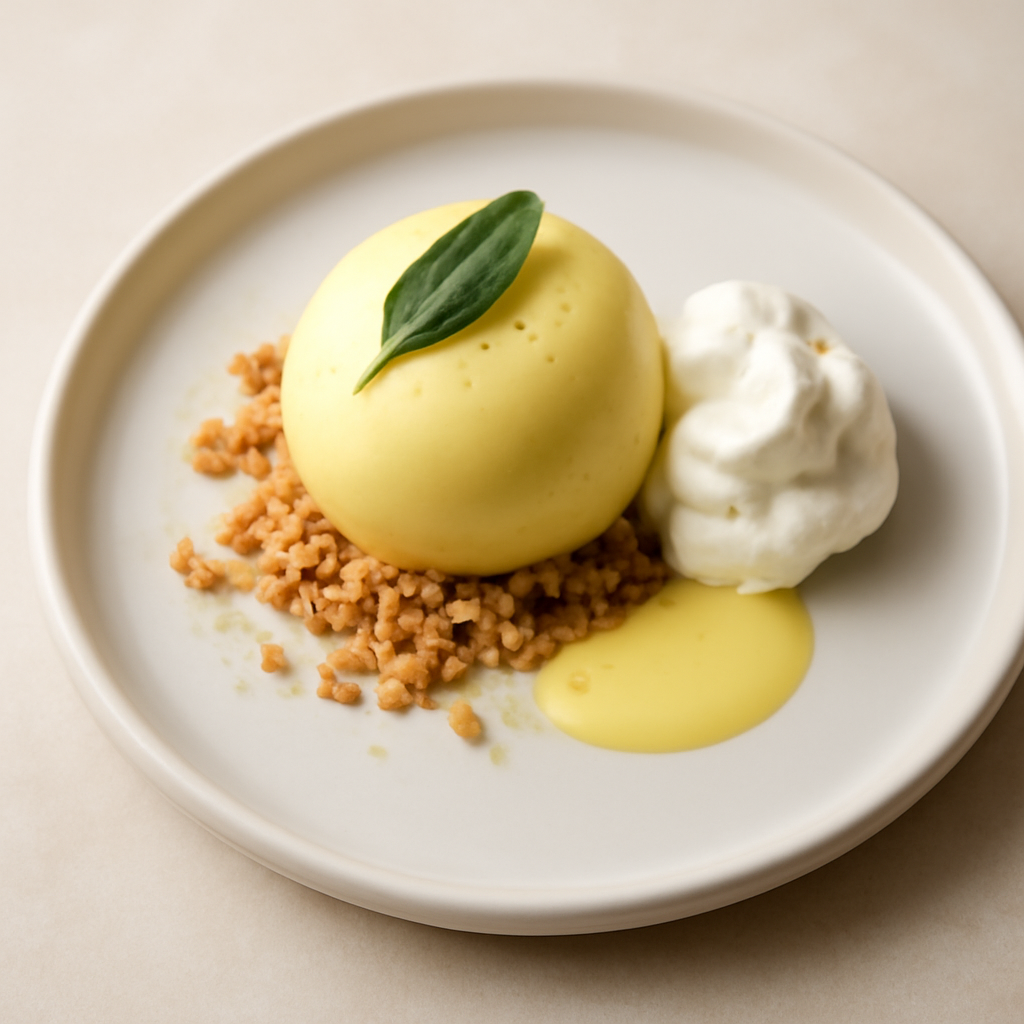 Diamantini di mousse al limone e salvia