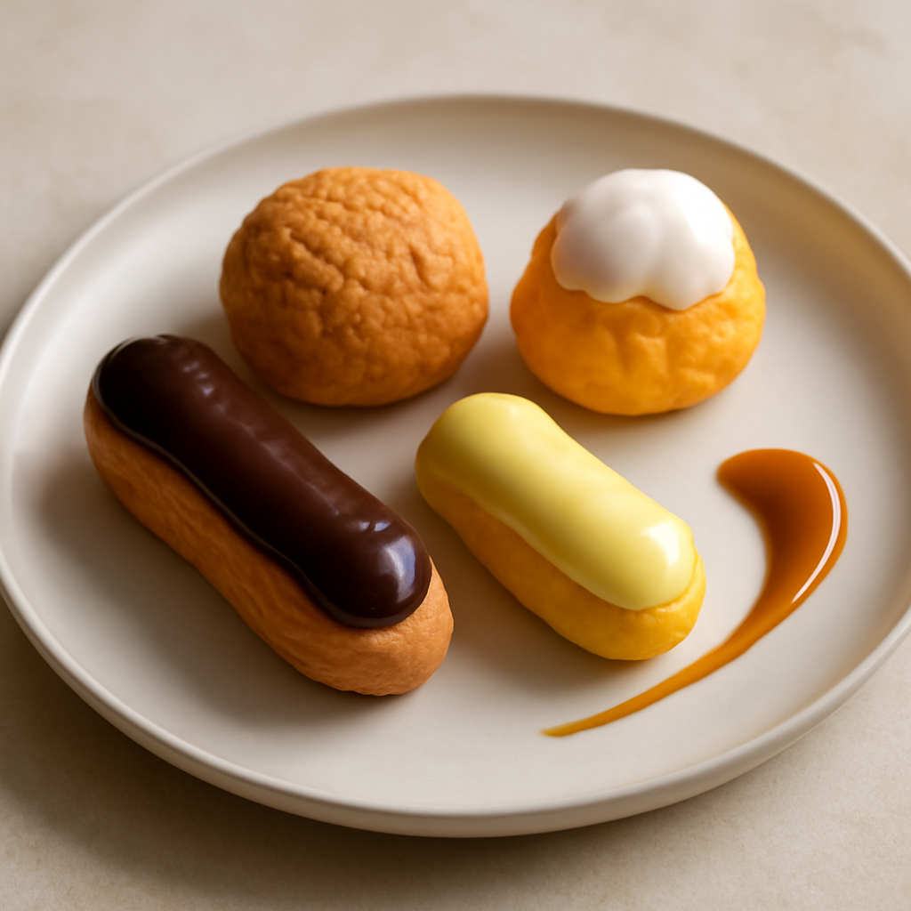 ECLAIRE – CRAQUELIN – BIGNE’ CLASSICI