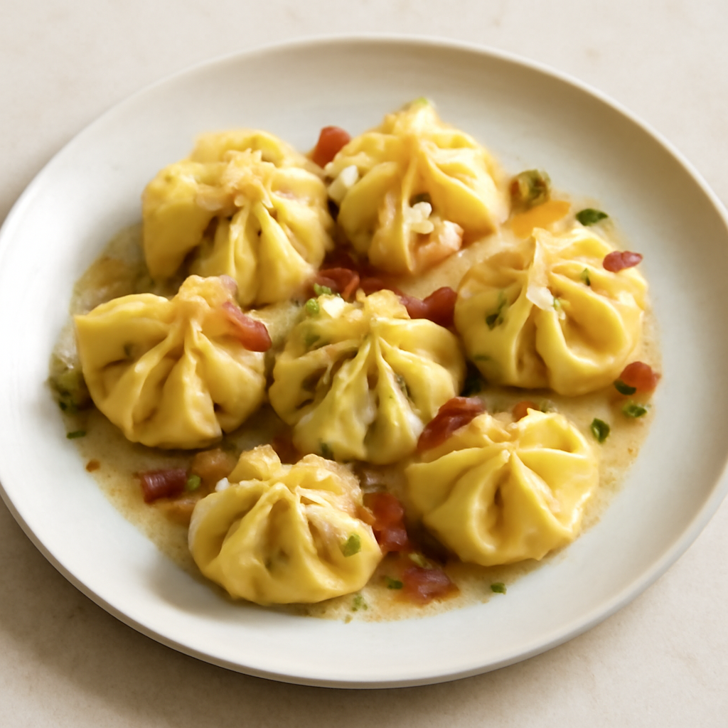 Fagottini con ripieno di pancetta