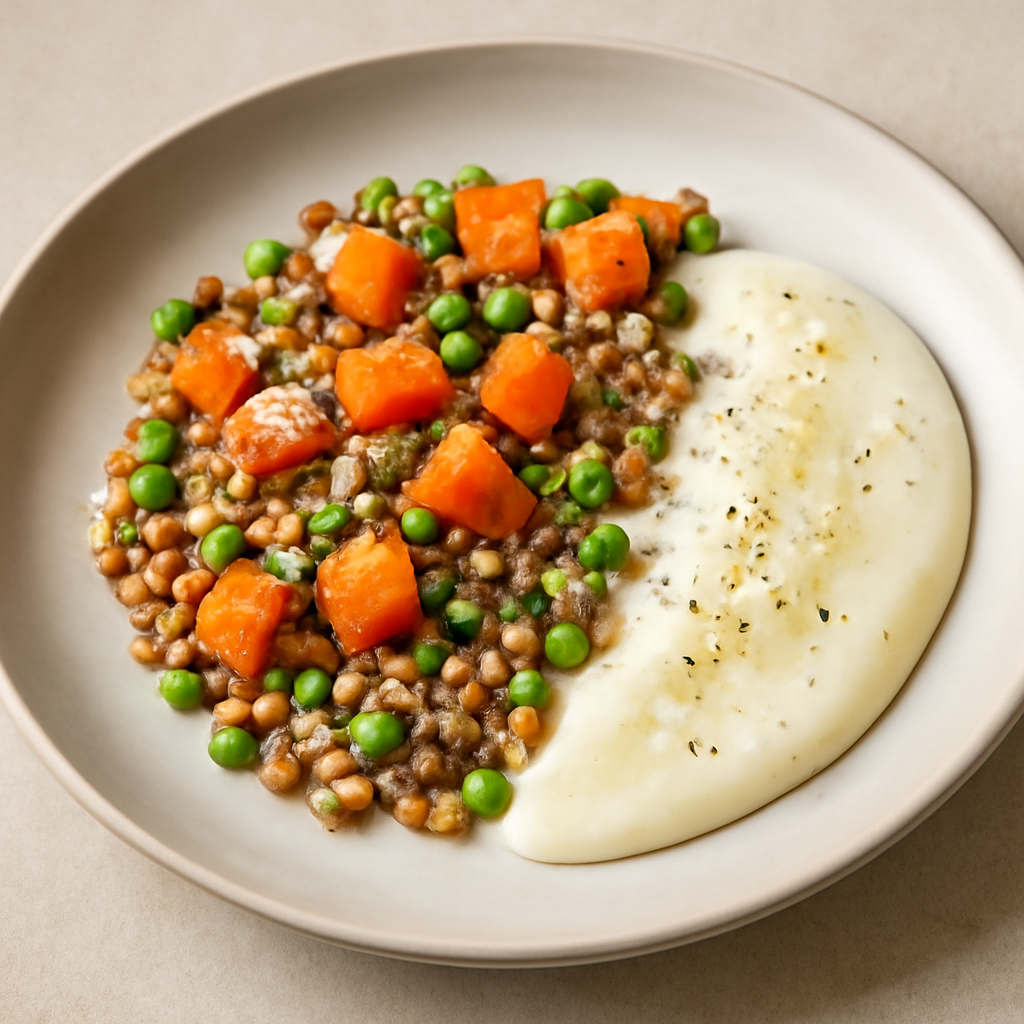 Farro risottato alla zucca con fonduta di parmigiano