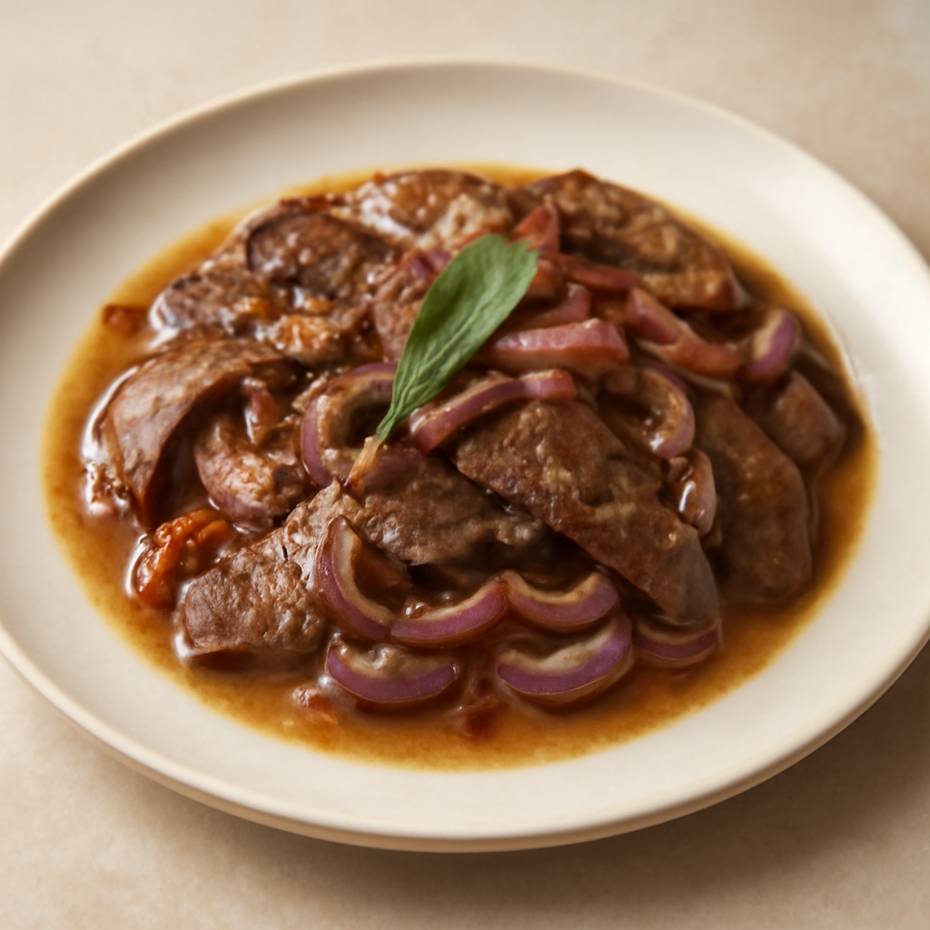 Fegato alla veneziana e Marsala