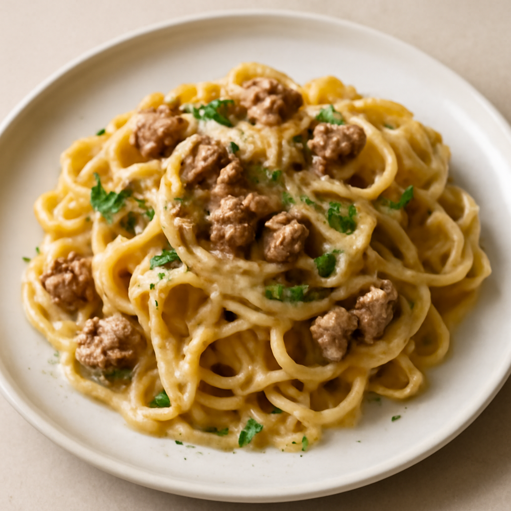 fettuccine alla norcina
