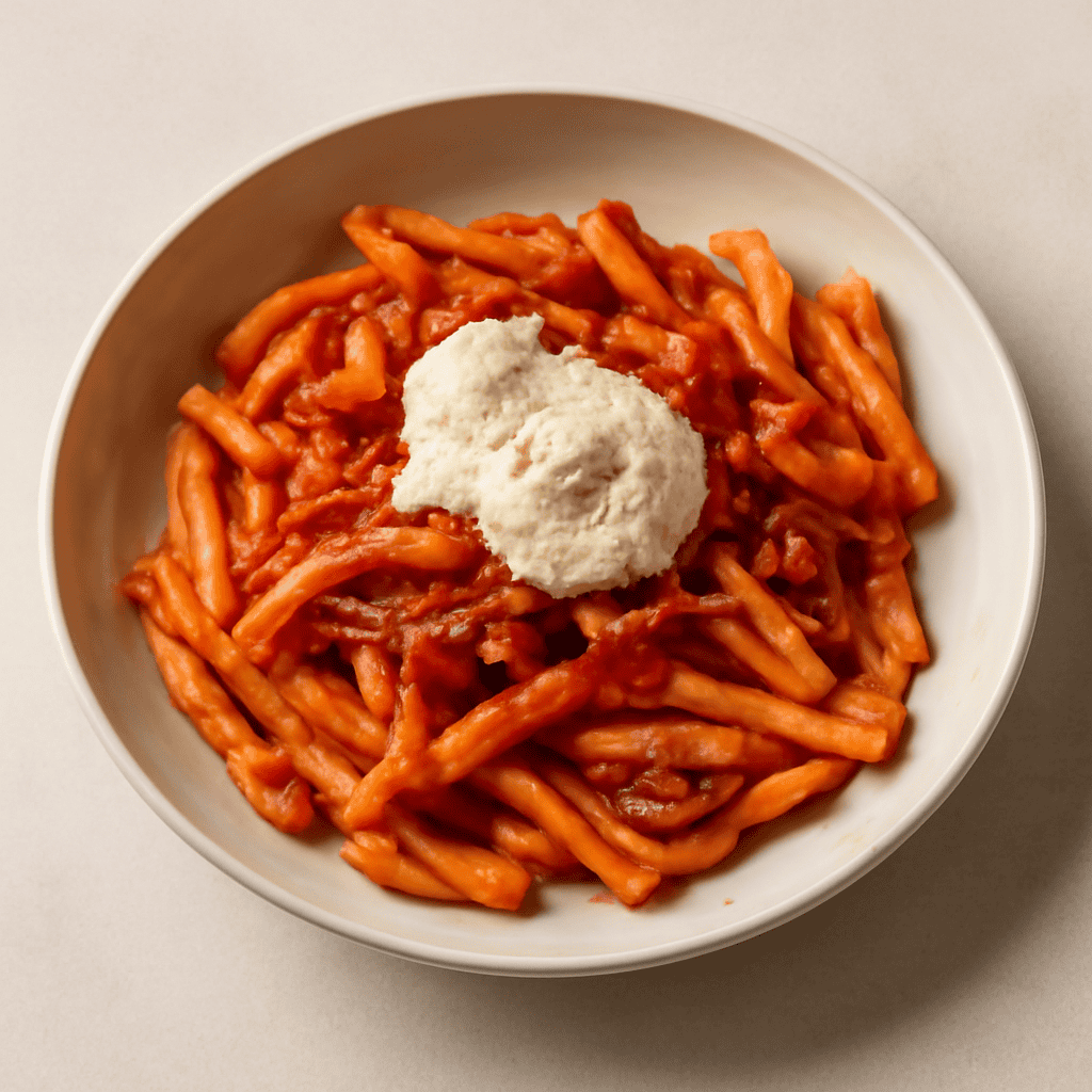 Fileja alla Paprika con Nduja e Formaggio Cremoso