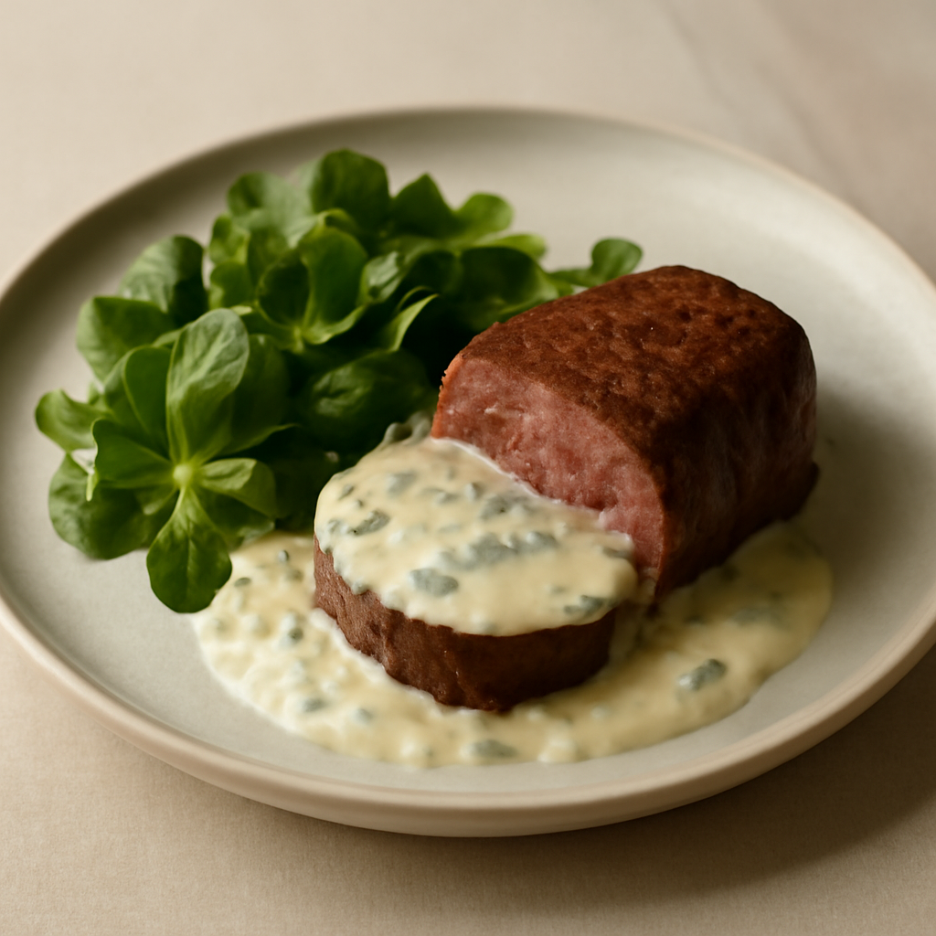 filetto con salsa al roquefort