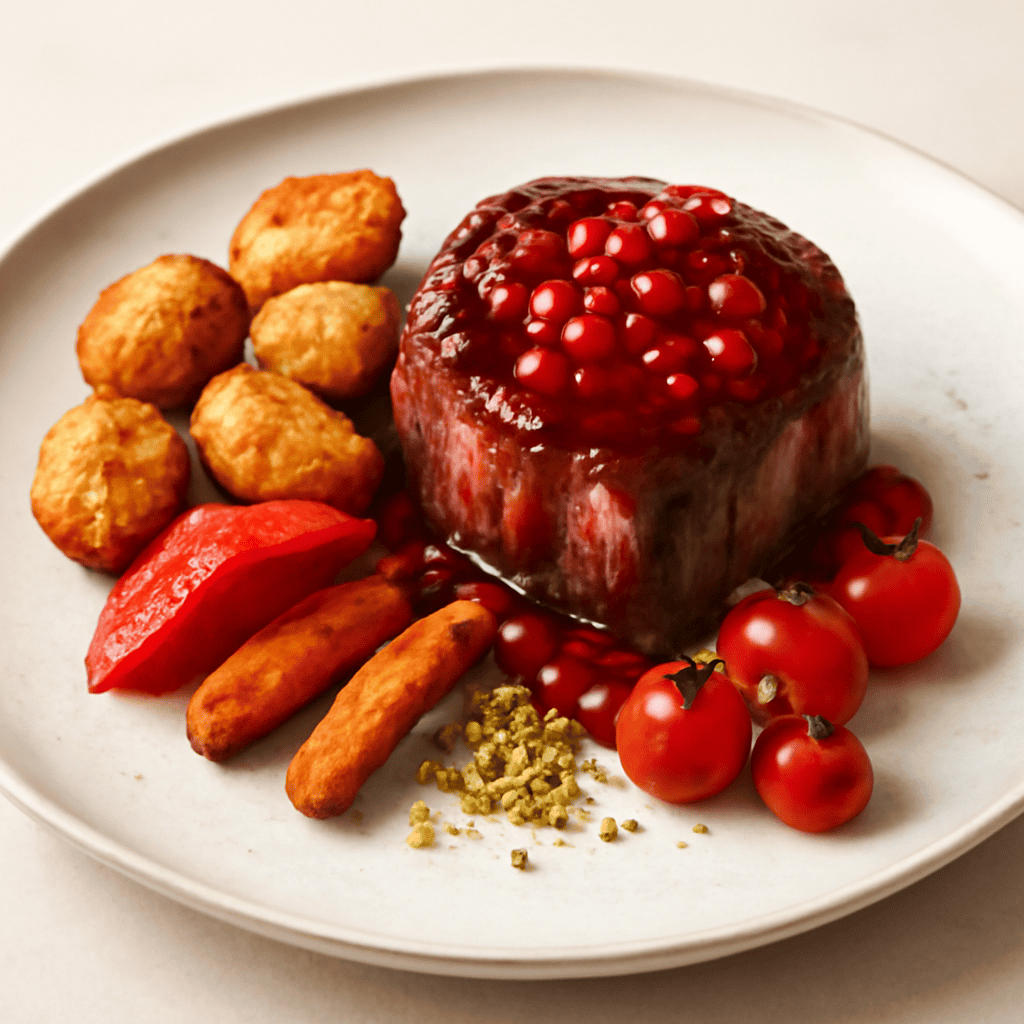 Filetto di manzo al melograno