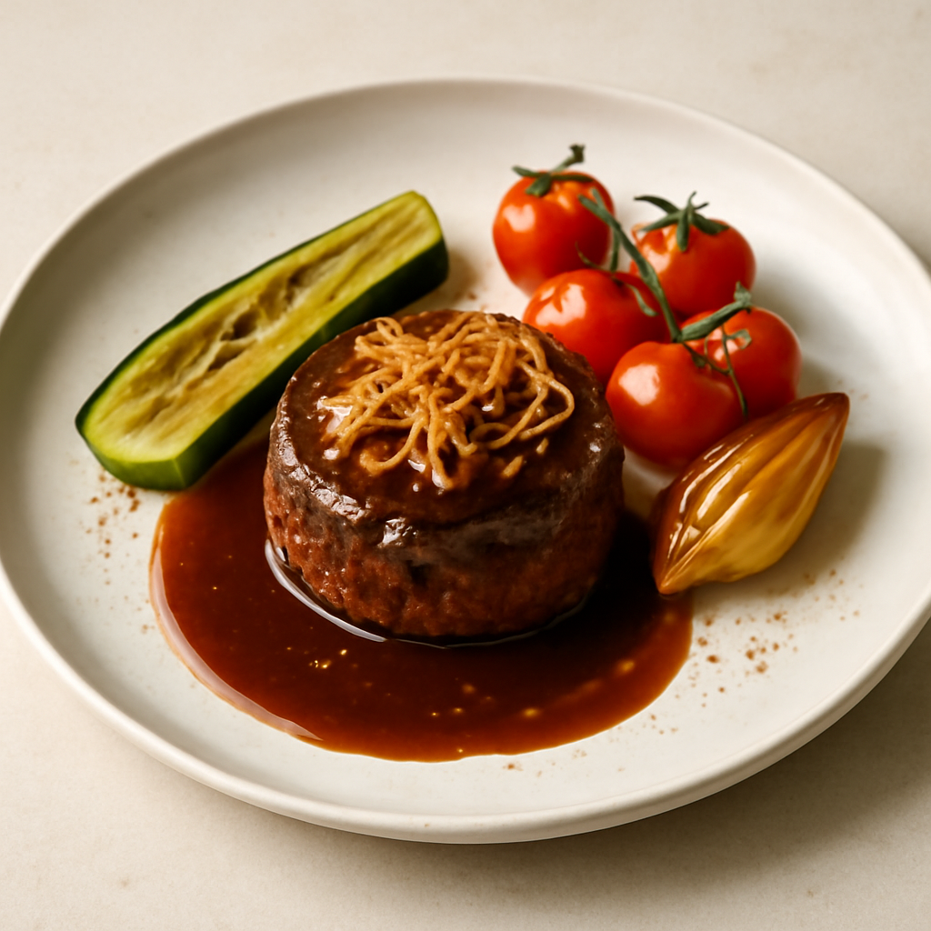 FILETTO DI MANZO CON SCALOGNO CROCCANTE AL MARSALA