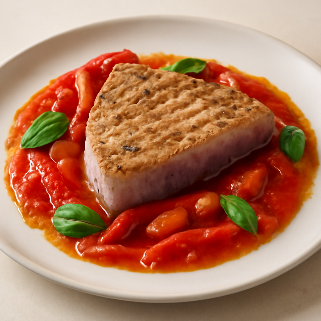 Filetto di tonno ai peperoni