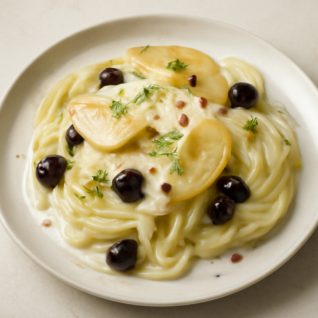 Finocchi alle pere con salsa al mascarpone