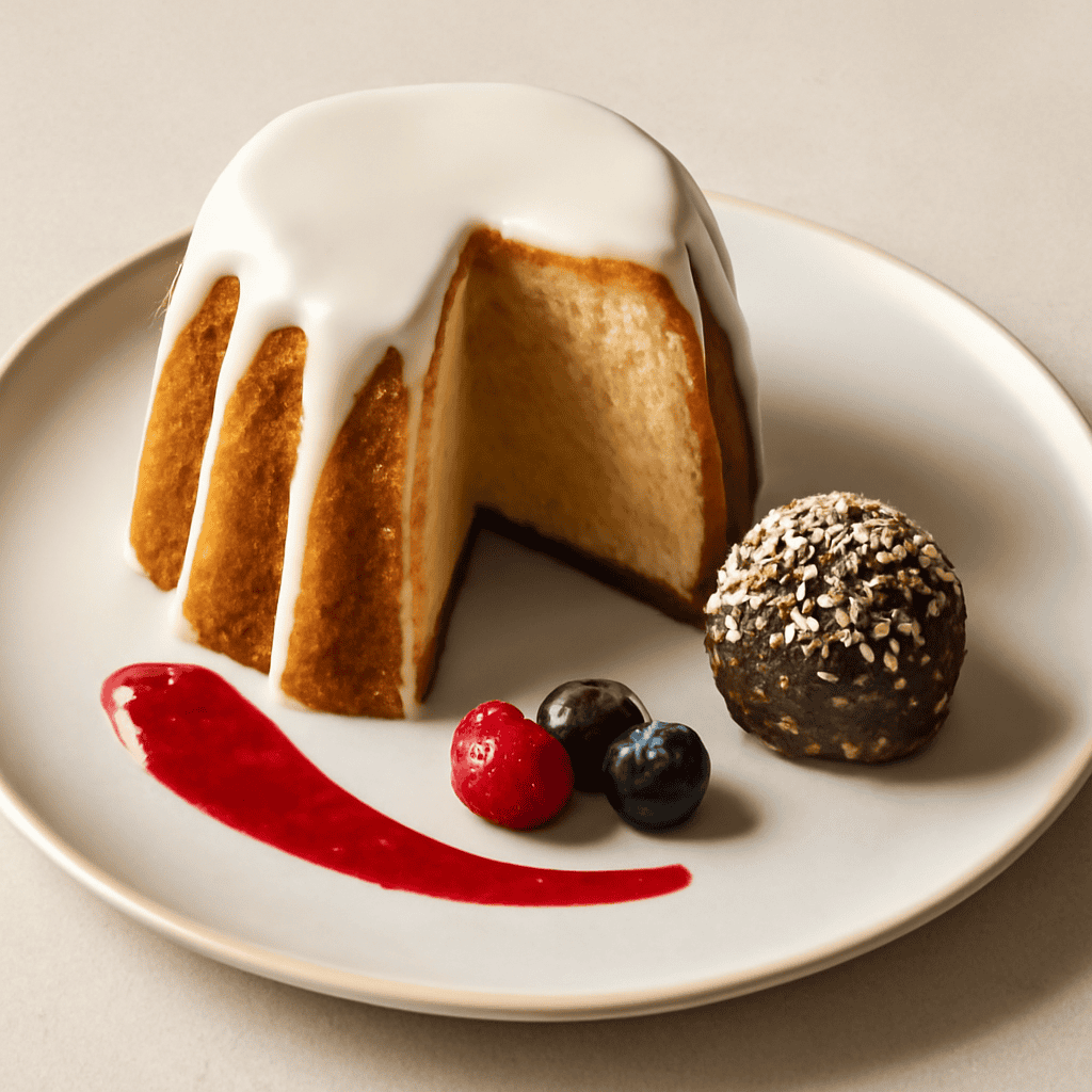 Finto pandoro glassato