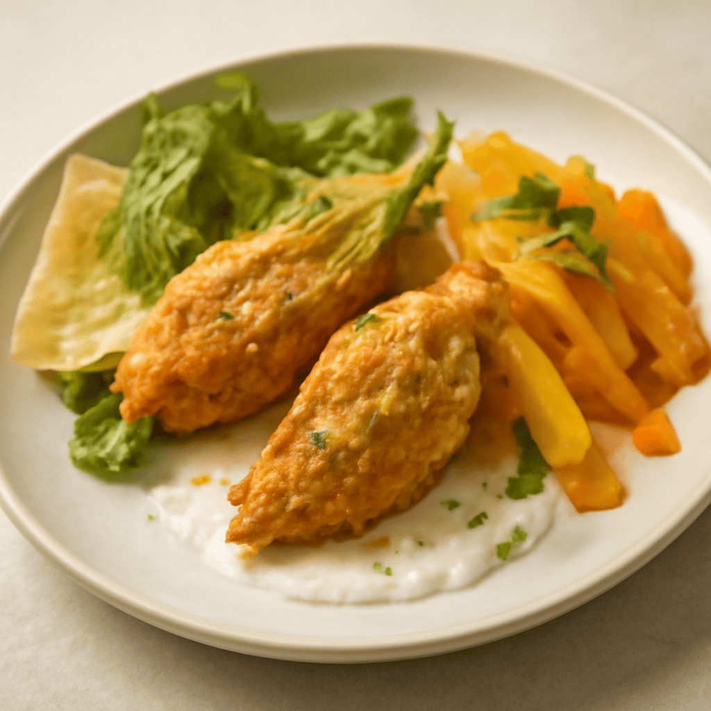 Fiori di zucca croccanti