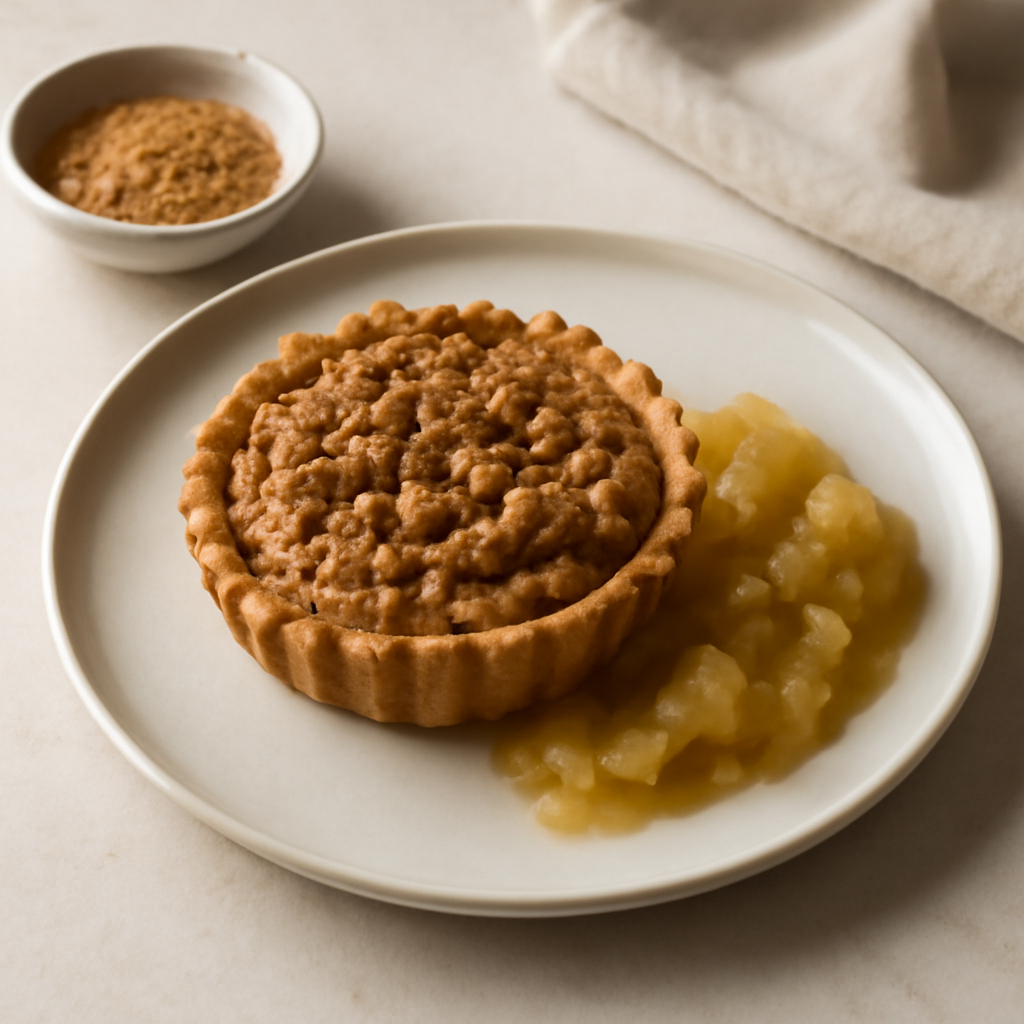 frangipane alle noci con composta di mele e zenzero