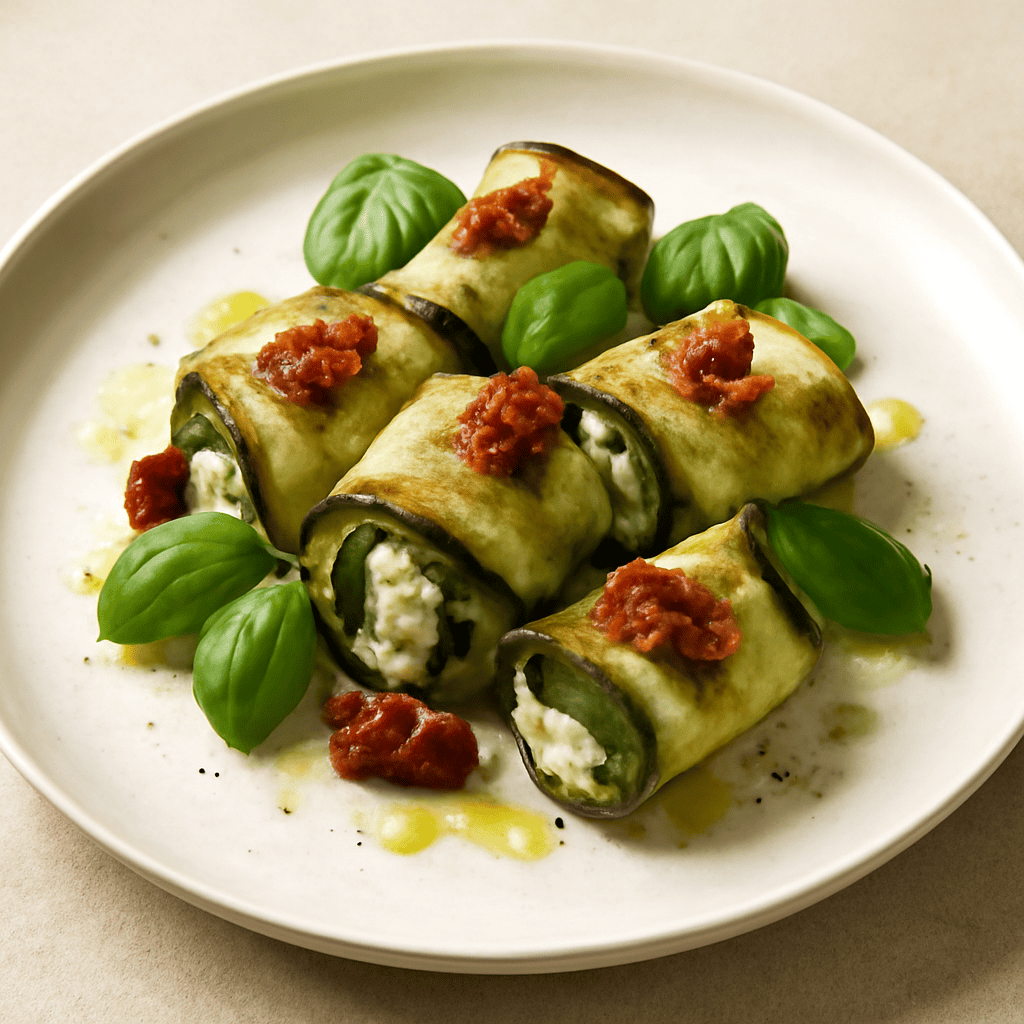 Involtini di zucchine al gorgonzola