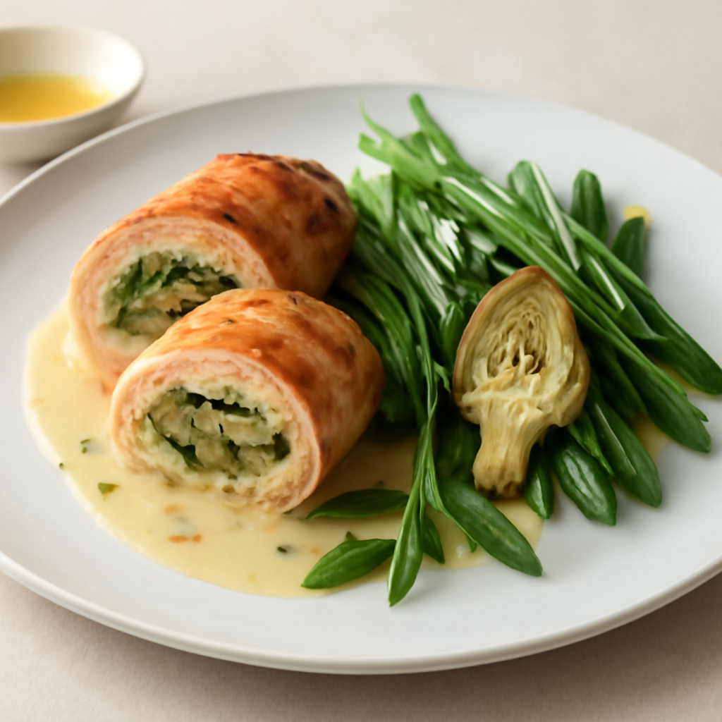 INVOLTINO DI POLLO CON VERDURE