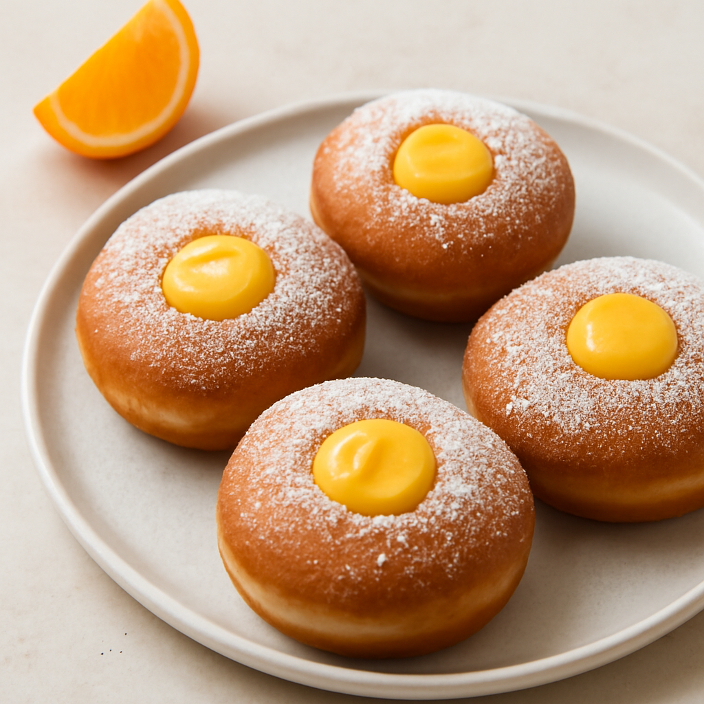 Krapfen con crema all’arancia