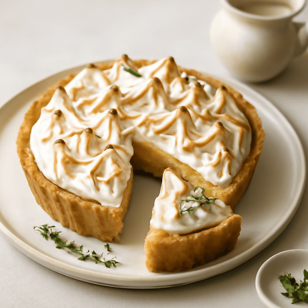 Lemon pie al rum bianco e timo