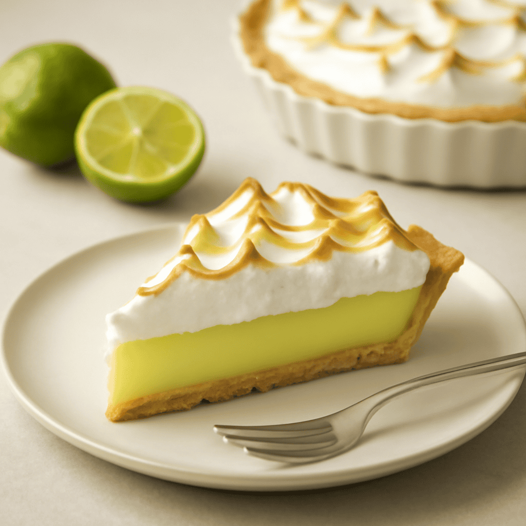 Lime meringue pie