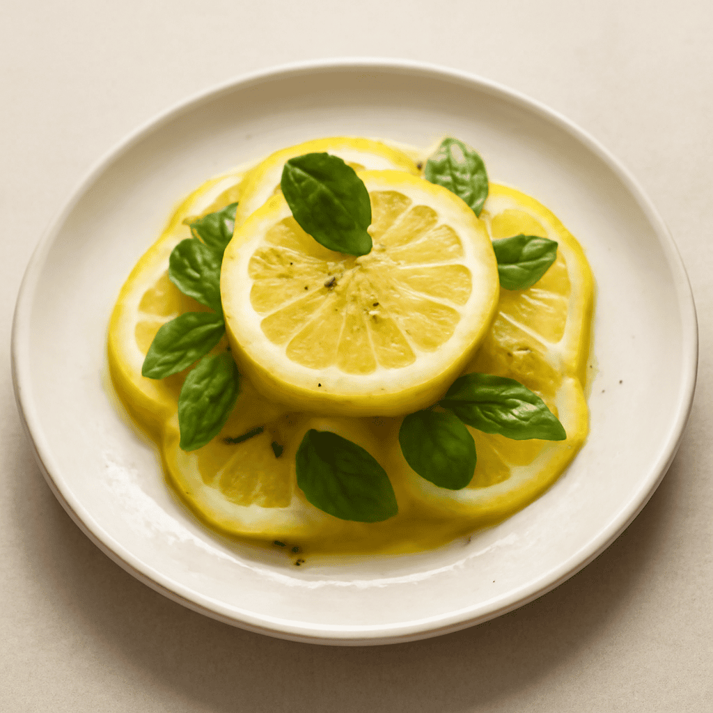 Limone all’insalata con menta